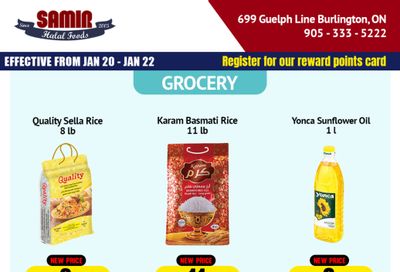 Samir Supermarket Flyer January 20 to 22