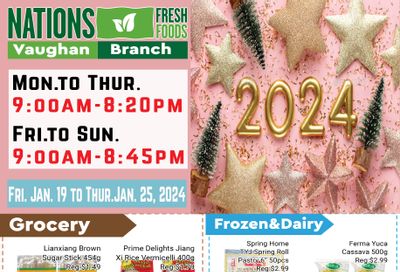 Nations Fresh Foods (Vaughan) Flyer January 19 to 25