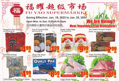 Fu Yao Supermarket Flyer January 19 to 25
