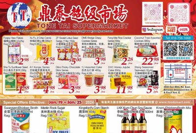 Tone Tai Supermarket Flyer January 19 to 25