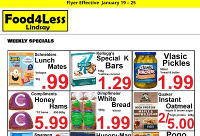 Food 4 Less (Lindsay) Flyer January 19 to 25