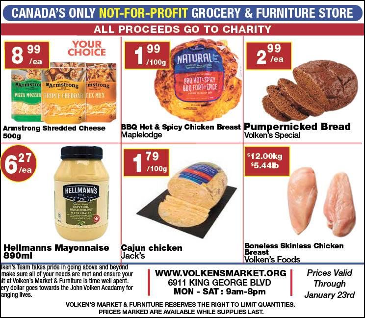 Volken's Market & Furniture Flyer January 17 to 23