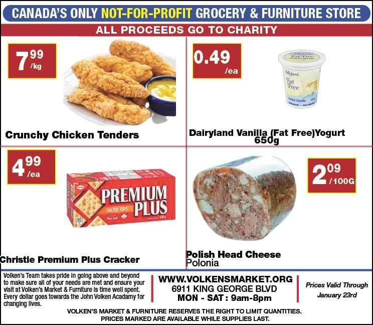 Volken's Market & Furniture Flyer January 17 to 23