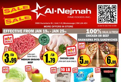 Alnejmah Fine Foods Inc. Flyer January 19 to 25
