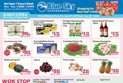 Blue Sky Supermarket (North York) Flyer January 19 to 25