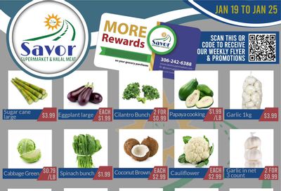 Savor Supermarket Flyer January 19 to 25