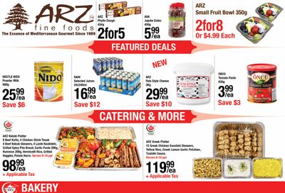 Arz Fine Foods Flyer January 19 to 25