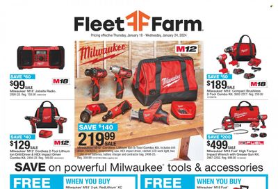 Fleet Farm (IA, MN, ND, WI) Weekly Ad Flyer Specials January 18 to January 24, 2024