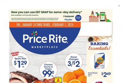 Price Rite (CT, MA, MD, NH, NJ, NY, PA, RI) Weekly Ad Flyer Specials January 19 to February 1, 2024