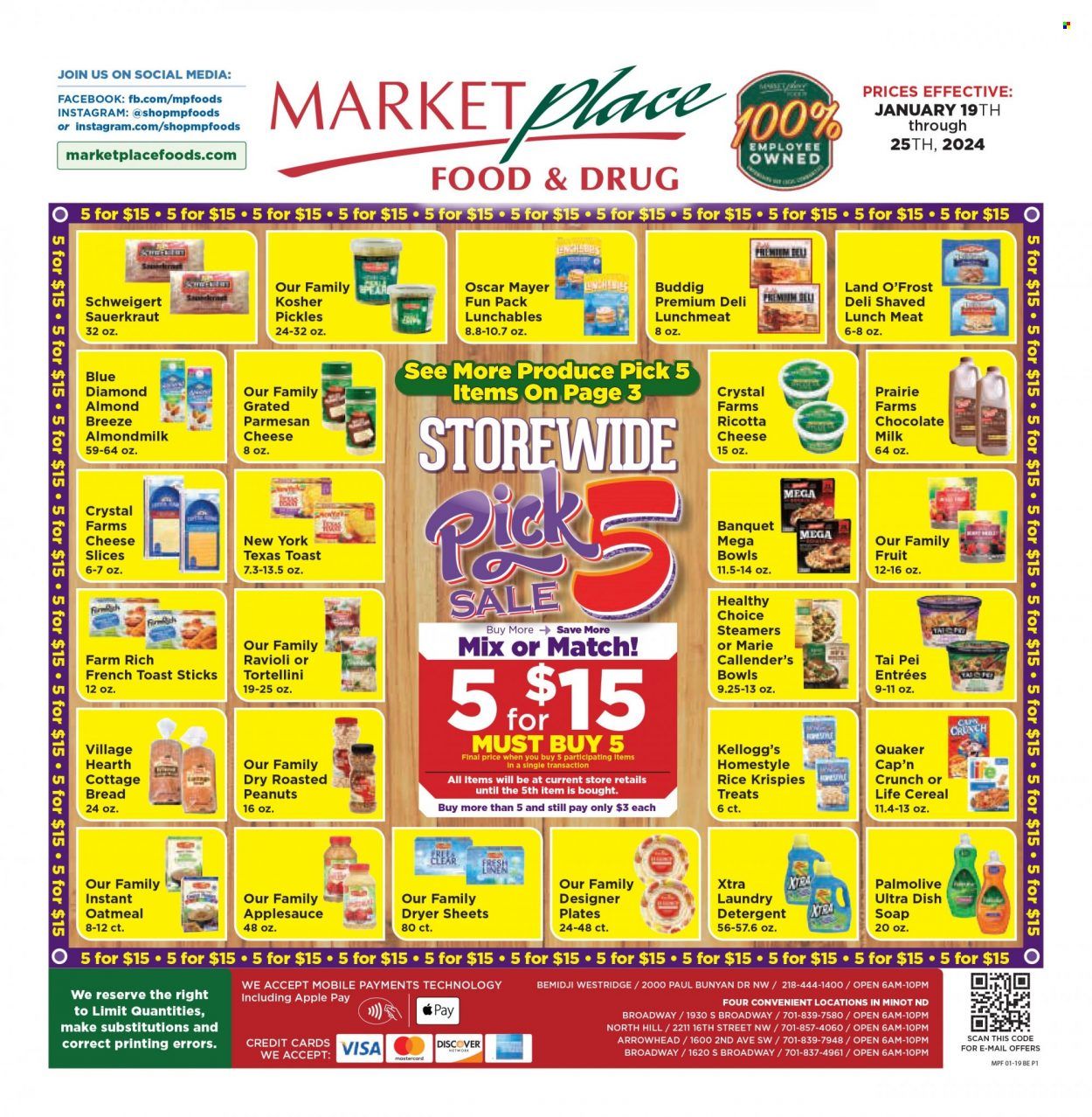 Marketplace Foods (MN) Weekly Ad Flyer Specials January 19 to January 25, 2024