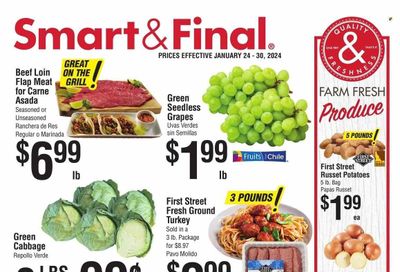 Smart & Final (CA) Weekly Ad Flyer Specials January 24 to January 30, 2024