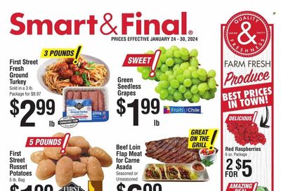 Smart & Final (CA) Weekly Ad Flyer Specials January 24 to January 30, 2024
