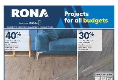 Rona (ON) Flyer January 25 to 31