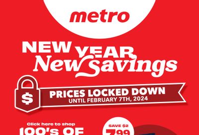 Metro (ON) New Year New Savings Flyer January 25 to February 7
