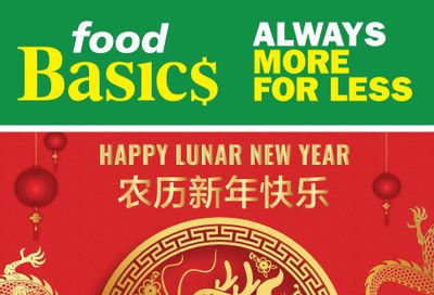 Food Basics Lunar New Year Flyer January 25 to 31