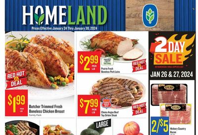 Homeland (OK, TX) Weekly Ad Flyer Specials January 24 to January 30, 2024