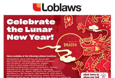 Loblaws (ON) Lunar New Year Flyer January 25 to February 14