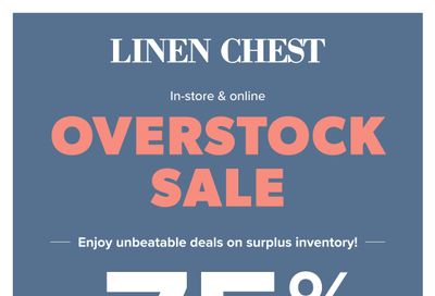 Linen Chest Flyer January 24 to February 18