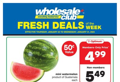 Wholesale Club (West) Fresh Deals of the Week Flyer January 25 to 31