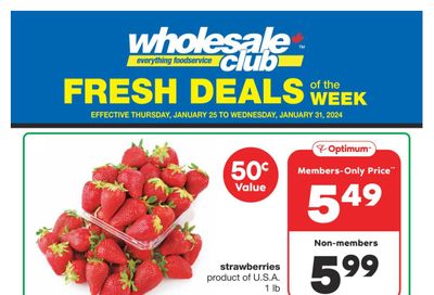 Wholesale Club (Atlantic) Fresh Deals of the Week Flyer January 25 to 31