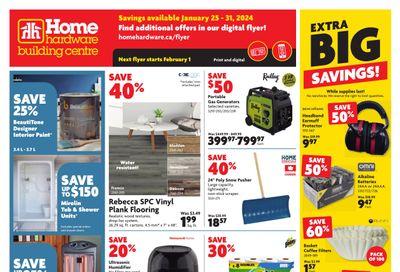 Home Hardware Building Centre (ON) Flyer January 25 to 31