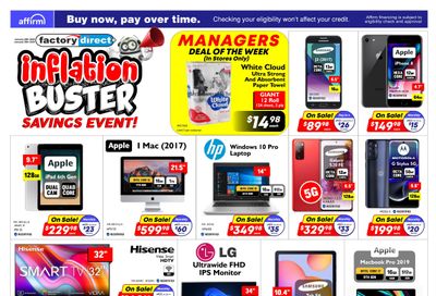 Factory Direct Flyer January 24 to 30