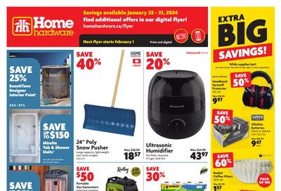 Home Hardware (BC) Flyer January 25 to 31