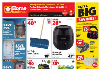 Home Hardware (Atlantic) Flyer January 25 to 31