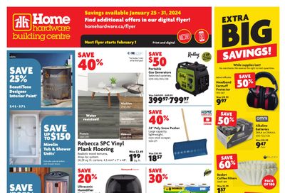 Home Hardware Building Centre (Atlantic) Flyer January 25 to 31