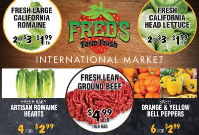 Fred's Farm Fresh Flyer January 24 to 30