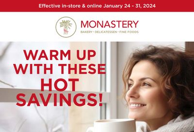 Monastery Bakery Flyer January 24 to 31