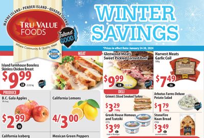 Tru Value Foods Flyer January 24 to 30