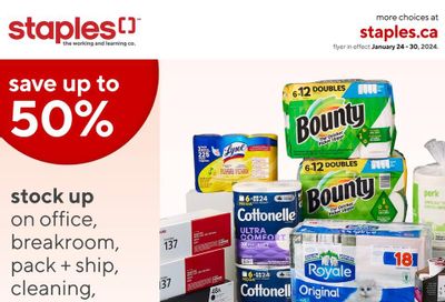 Staples Flyer January 24 to 30
