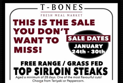 T-Bone's Flyer January 24 to 30