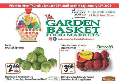 The Garden Basket Flyer January 25 to 31