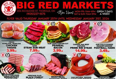 Big Red Markets Flyer January 25 to 31