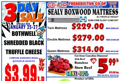 Fredericton Co-op Flyer January 25 to 31