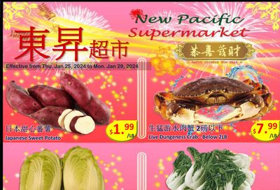 New Pacific Supermarket Flyer January 25 to 29