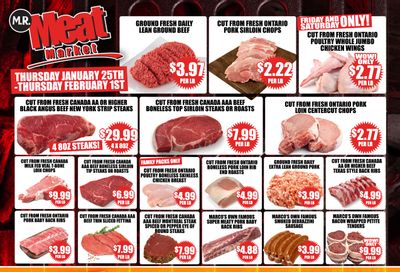 M.R. Meat Market Flyer January 25 to February 1