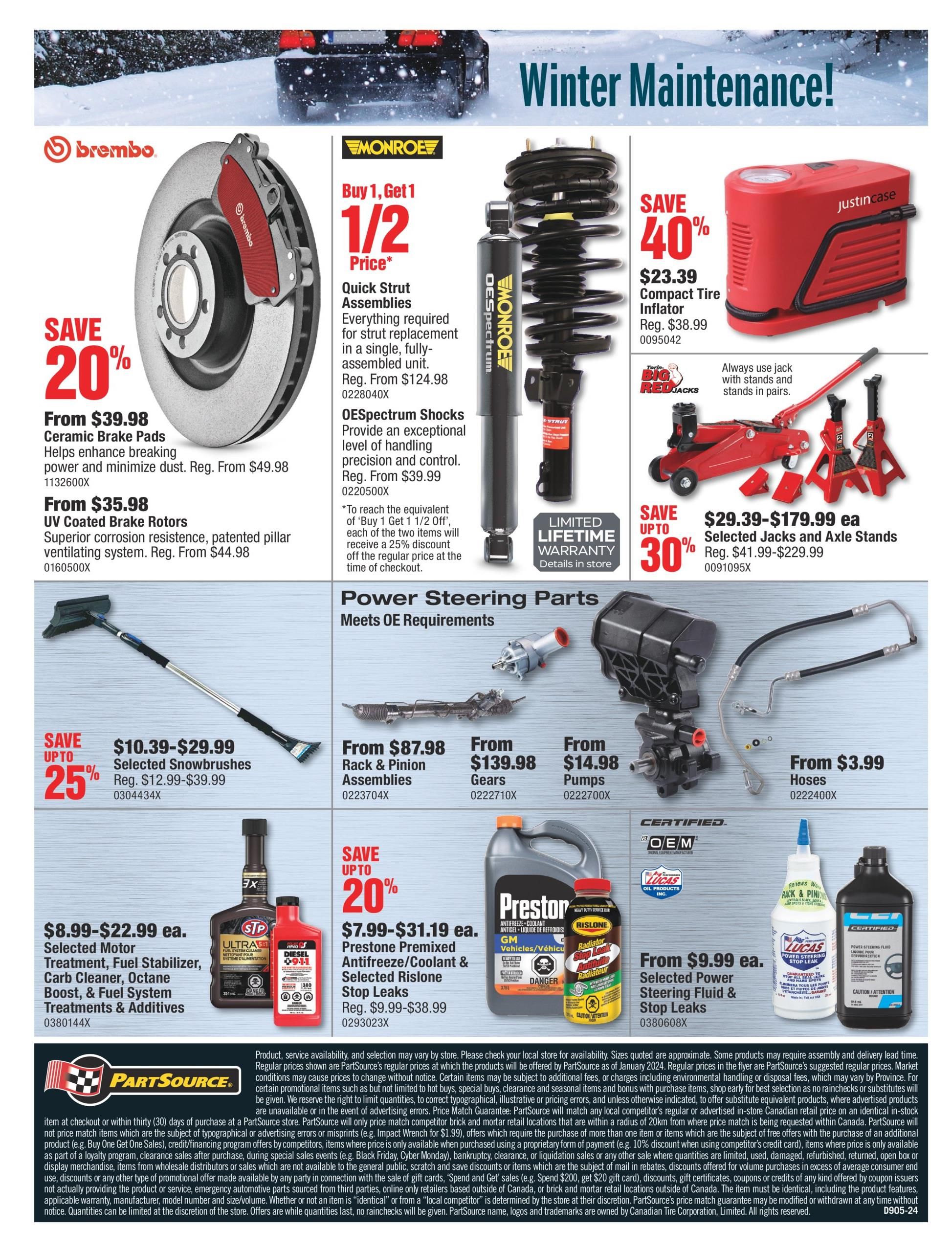 PartSource Flyer January 26 to February 7