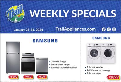 Trail Appliances (AB & SK) Flyer January 25 to 31