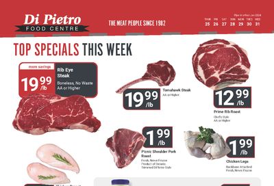 Di Pietro Food Centre Flyer January 25 to 31