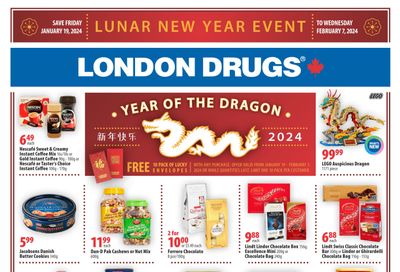 London Drugs Lunar New Year Event Flyer January 26 to February 7