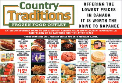 Country Traditions Flyer January 25 to February 1