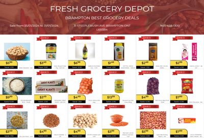 Fresh Grocery Depot Flyer January 25 to 31