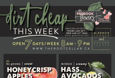 The Root Cellar Flyer January 25 to 31