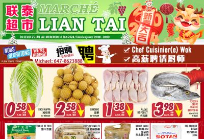 Marche Lian Tai Flyer January 25 to 31