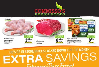 Commisso's Fresh Foods Price Freeze Flyer January 26 to February 29
