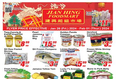 Jian Hing Foodmart (Scarborough) Flyer January 26 to February 1