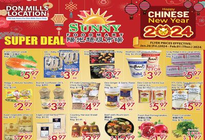 Sunny Foodmart (Don Mills) Flyer January 26 to February 1